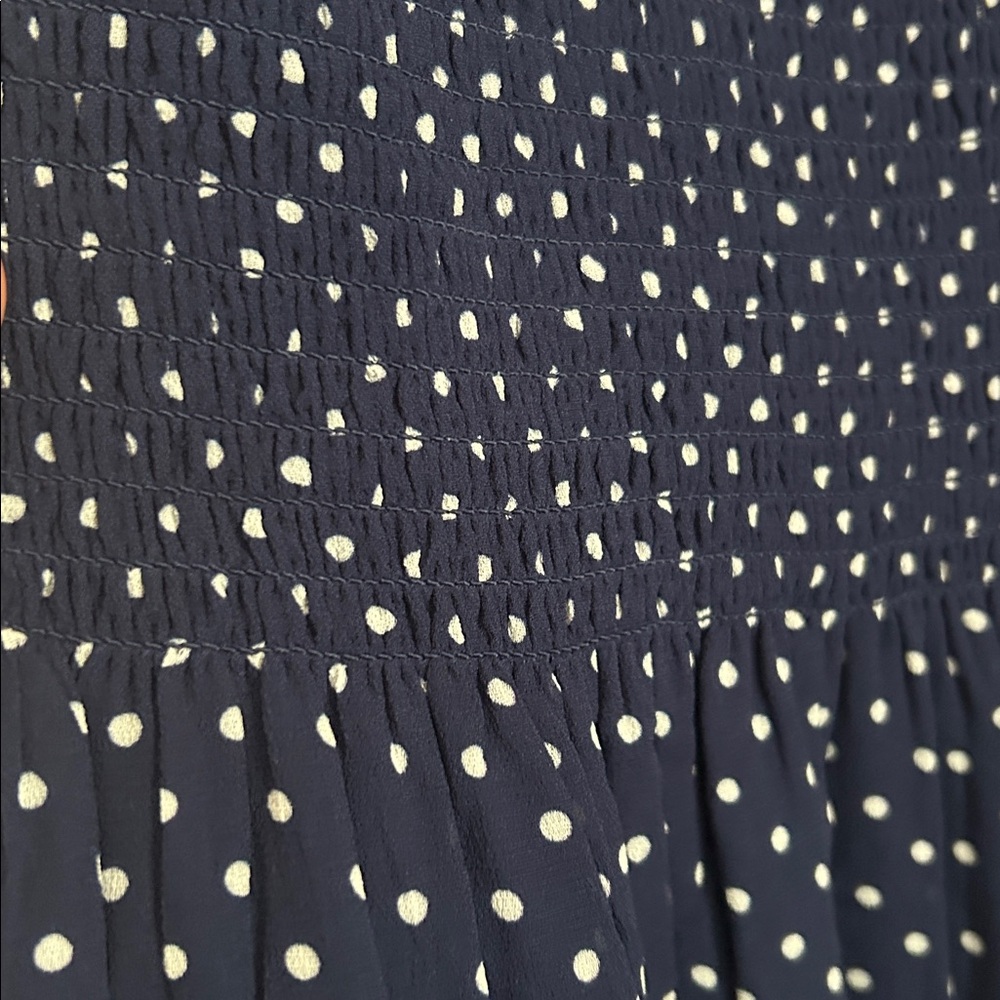 Hill House Navy Blue Polka Dot Cosima Dress - Picture 6 of 11